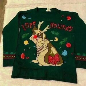 Wet Seal Christmas Dog Sweater XS/S